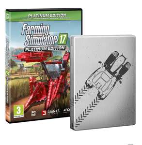 Farming Simulator 17 Platinum Edition + Steelbook - Windows voor €6,69 || Bol.com