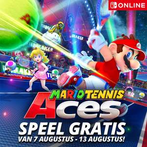 Mario Tennis Aces gratis speelbaar voor Nintendo Switch Online Leden van 7 t/m 13 augustus