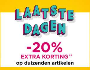 SALE tot -80+% korting + 20% extra + €10 extra @ Outlet Avenue