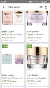 Estée Lauder producten met korting tot 33% (make-up en gezichtsverzorging en parfums)