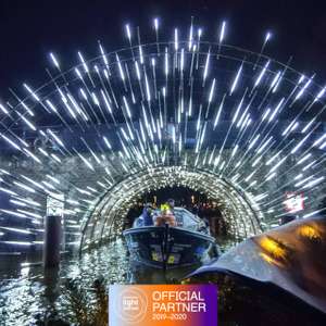Amsterdam Light Festival - small open boat cruise by KINboat