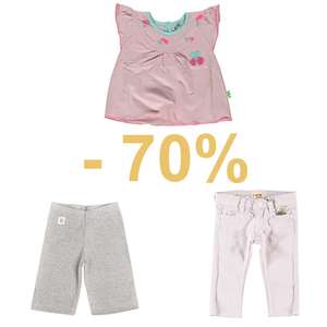 70% korting op babykleding @ Kixx Online