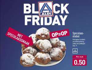 [Black Friday] Nieuwe Speculaas oliebol voor €0,50 per stuk @ Aldi