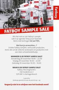 Fatboy Sample Sale (Den Bosch) 28, 29 & 30 November