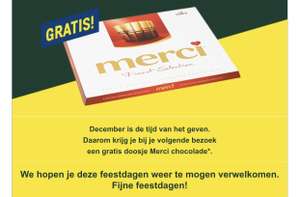 Gratis Merci chocolade voor Makro pashouders