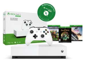 Microsoft Xbox One S All-Digital Edition Wit 1TB + Controller & Minecraft, Forza Horizon 3, Sea of Thieves