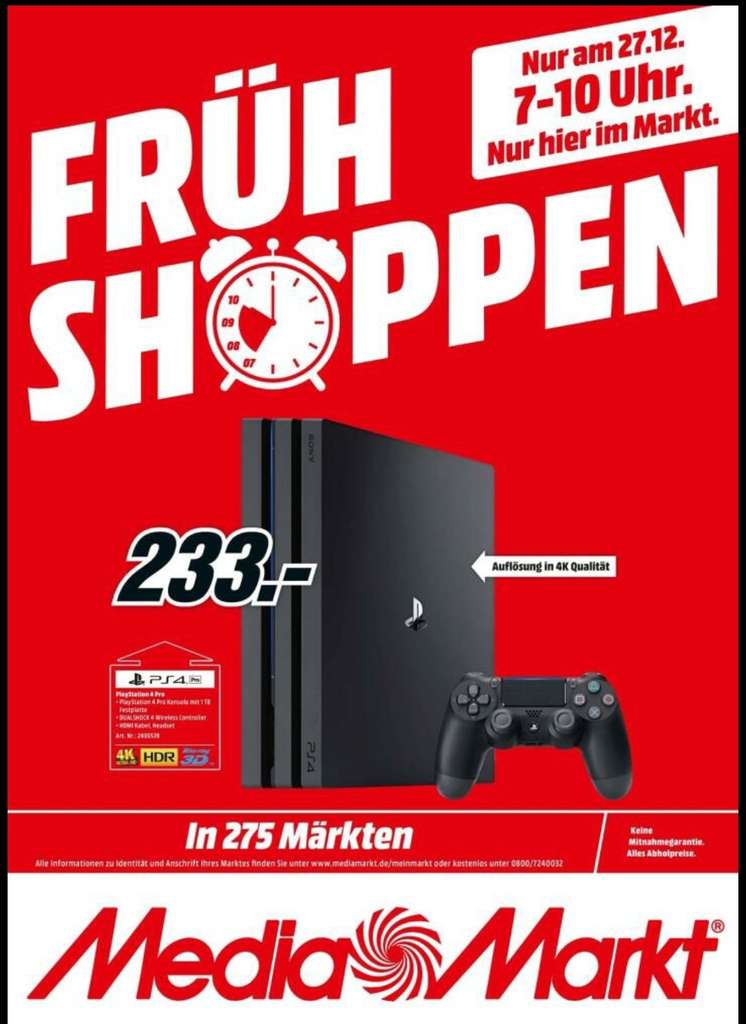 [Grensdeal] PlayStation 4 Pro 1TB @Mediamarkt DE