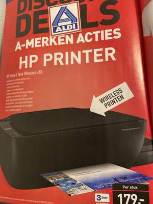 Aldi discount deals - HP PRINTER smart Tank Wireless 455
