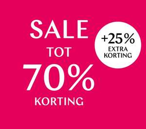 Tot 70% korting + 25% extra @ Steps