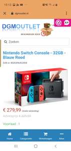 Nintendo switch console (snelle beslisser)
