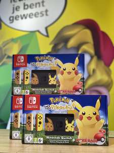 Nintendo switch met de game Lets go Pikachu nu bij de intertoys