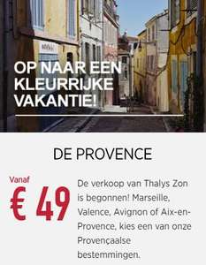 Thalys Enkele Reis Amsterdam - Marseille €49