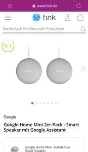 GRENSDEAL - DUO PACK - Google Home Mini