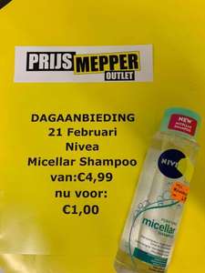 Lokaal - Prijsmepper Haarlem - Nivea Micellar Shampoo - €1