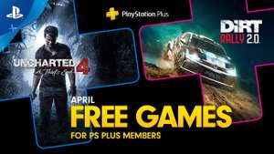 Playstation Plus games april: Uncharted 4: A Thief’s End & DIRT Rally 2.0