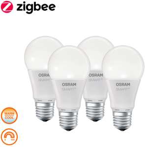 Osram Smart+ ZigBee Ledlamp, Verpakking van 4 [Energieklasse A+]