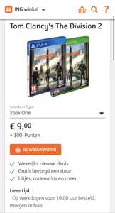 Tom Clancy's The Division 2 Xbox one