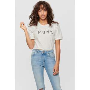 Only t-shirt 'Punk' @ Sans-Online