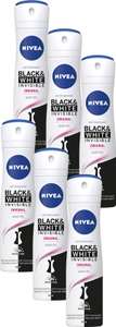 Bol.com NIVEA Invisible Black & White Clear Deodorant Spray - 6 x 150 ml - Voordeelverpakking