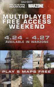 Gratis Call of Duty Modern Warfare Multiplayer (PS4, Xbox One, PC) weekend [24 - 27 april]