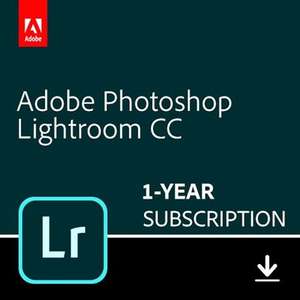 Adobe Lightroom CC - 1TB - 1 gebruiker - 1 Jaar (Download)