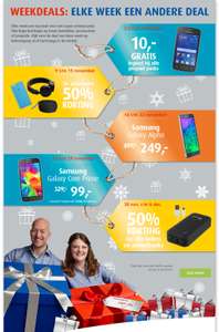 Samsung Galaxy Alpha 32GB - €249 of Samsung Galaxy Core Prime 8GB - €99 (Weekdeals) @ Belcompany