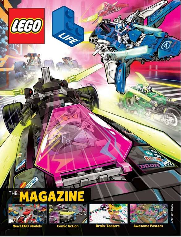Gratis 4x per jaar het Lego magazine