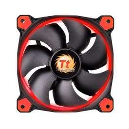 Thermaltake Riing 12 High Static Pressure LED Radiator Fans (set van 3) Rood, 120mm