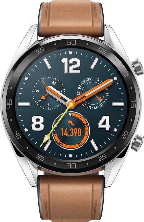 Huawei Watch GT - Smartwatch - Bruin van 199 voor 98,99 (50% korting)