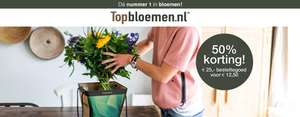 Bloementegoed Topbloemen.nl met 50% korting voor BGL deelnemers