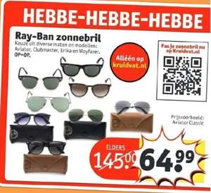 @Kruidvat, Ray-Ban zonnebril €64.99