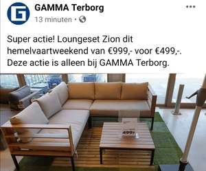 Loungeset Zion @Gamma Terborg