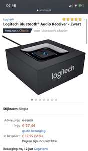 Logitech Bluetooth audio reciever