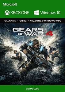 Gears of war 4 Xbox one en PC