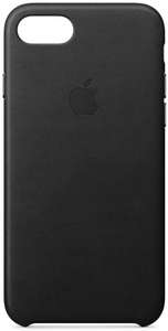 Apple Leren hoesje (voor iPhone 8 / 7 / iPhone SE 2) - Zwart
