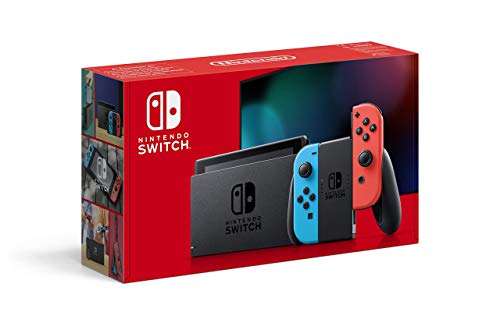 Nintendo Switch - twee kleuren (neon) (2019 Editie) [Amazon FR]