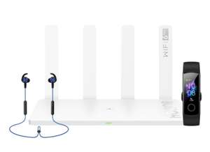 Nieuwe Honor Router 3 WiFi 6 + Band 5 + Sport Bluetooth earphones voor €79,90 @ Honor Official NL