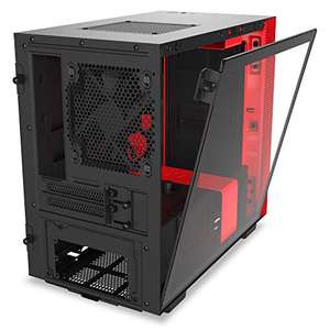 NZXT H210 (rood/zwart) Mini-ITX case