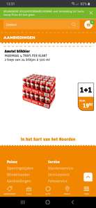 48 halve liters Amstel bier voor €19,92