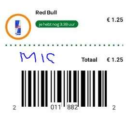 Red Bull (gekoeld) €1,25 met code @Spar