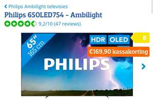 Philips 65" OLED Ambilight (Philips 65OLED754) @ Coolblue