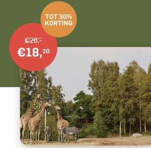 Safaripark Beekse Bergen - korting via uitjes krant.nl