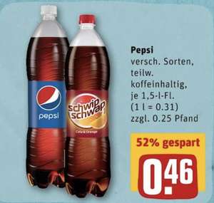 [GRENSDEAL DE] Pepsi & Schwip Schwap 1,5 liter @ REWE
