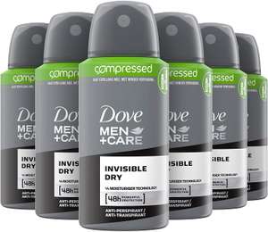 [Prime NL] 6x Dove Men+Care Deodorant anti-transpirant (Invisible Dry)