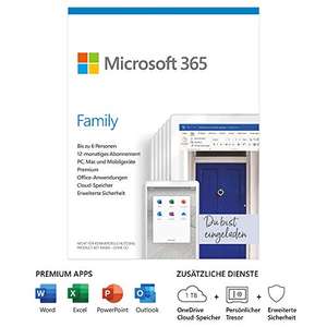[Prime DE] Microsoft Office 365 Family 1 jaar 6 accounts