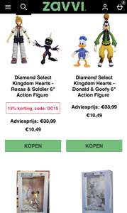 Diamond Select Kingdom Hearts Action Figures