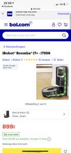 iRobot roomba i7+ i7556 met gratis Google nest hub