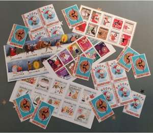Decemberzegels: extra voordelig bij postzegelsmetkorting.nl - postzegels voor de feestdagen (kerstkaarten)