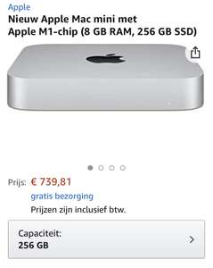 Mac mini M1 8 GB ram, 256 GB ssd