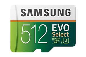 512GB micro SD Samsung evo select (zelfde specs als de plus)